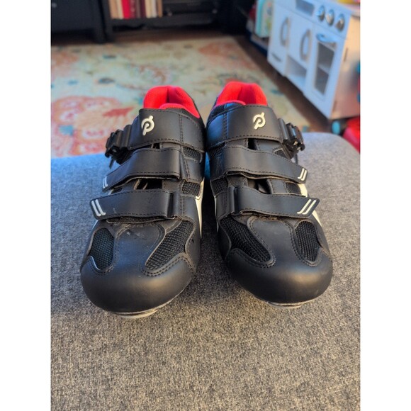EUC Peloton cycling bike shoes with look delta cleats EU 43 US men's 10 - Picture 2 of 7